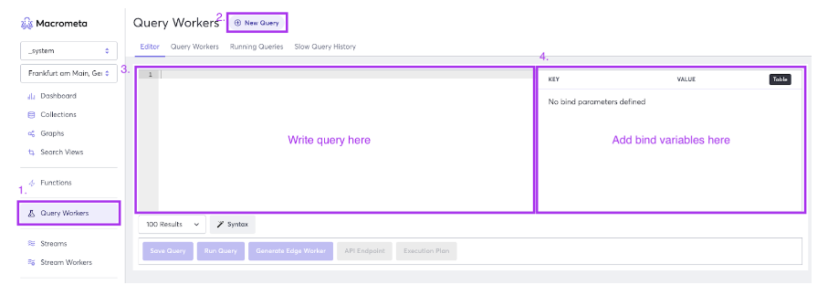 Query with Bind Parameters